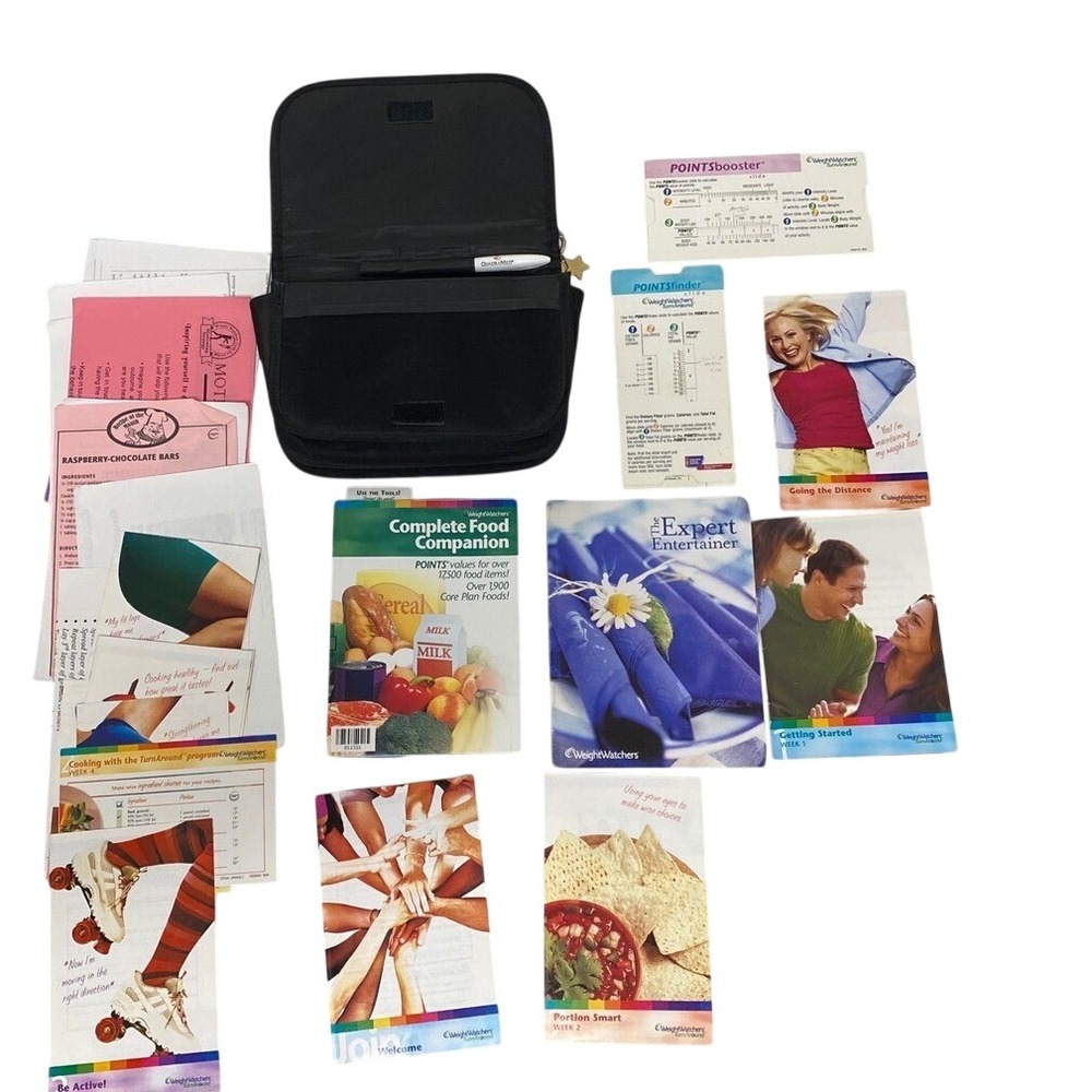Weight Watchers Complete Food Companion POINTS Program Kit Binder Books Cards